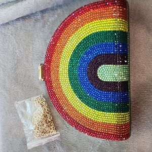 Crystal Rainbow CLutch Purse